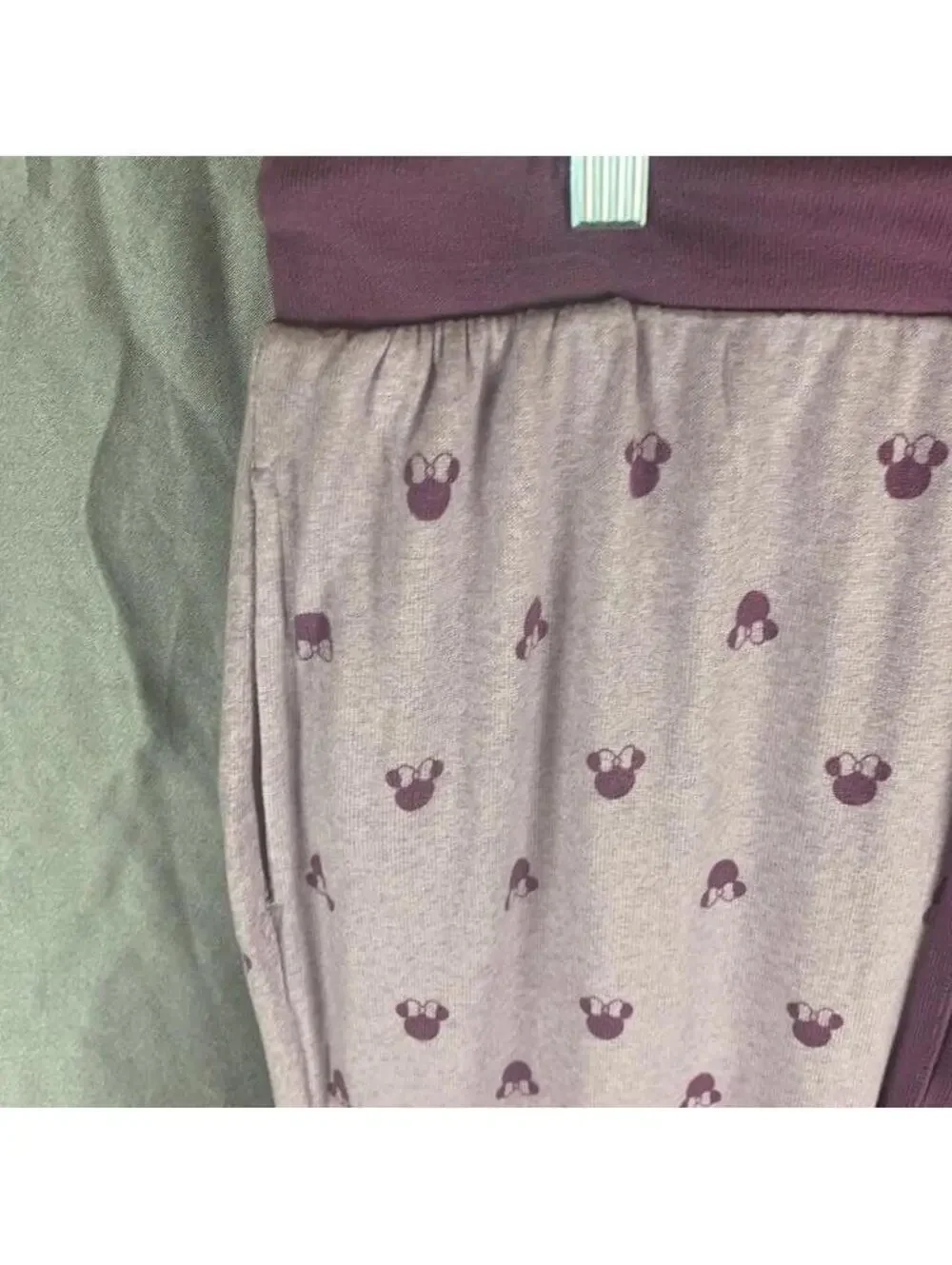 Disney Mickey Mouse Women's Pink Pajama Pants Size Large  Sleepwear Drawstring - Picture 4 of 6